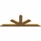 Ekena Millwork Saratoga Rough Sawn Timber Gable Bracket, Western Red Cedar, 84"W x 31"H x 2"D x 6"F, 9/12 Pitch GBW084X31X0206SAR00RWR - alternate 2